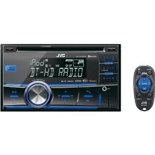 JVC KW HDR81BT Double DIN Car CD receiver with Bluetooth, HD Radio, iPod Capable : Vehicle Receivers : Car Electronics