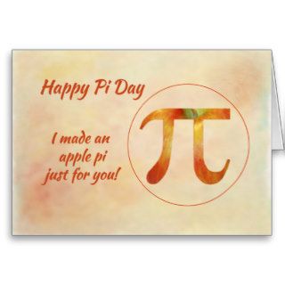 Happy Pi Day (Birthday) Card