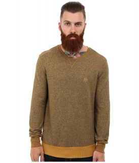 Mavi Jeans Sweatshirt Mens Long Sleeve Pullover (Brown)