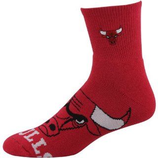 NBA Chicago Bulls Big Logo Sock   Red : Sports Fan Socks : Sports & Outdoors