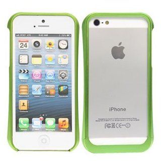 Cellet Green Metal Bumper Proguard Case For Apple iPhone 5 Hard Case Cover Snap On: Cell Phones & Accessories