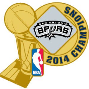 San Antonio Spurs AMINCO INC. 2014 NBA Champ Logo Pin