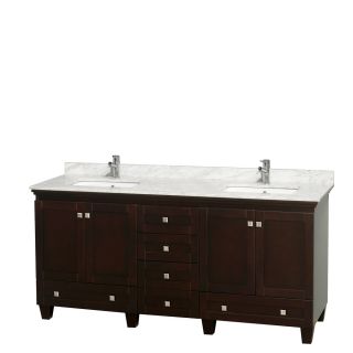 Wyndham Collection Wyndham Collection Acclaim Espresso 72 inch Double Vanity Brown Size Double Vanities