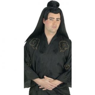 Samurai Warrior Wig Asian Wig Japanese Costume Ninja: Clothing