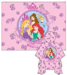 Disney Princess Womens Hooded Rain Poncho   Adult at  Womens Clothing store: