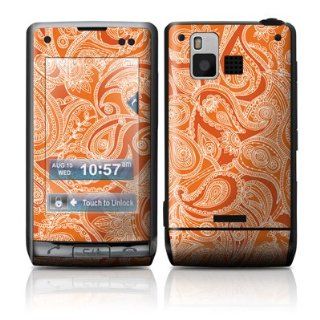 Paisley In Orange Design Protective Skin Decal Sticker for LG Dare Cell Phone: Cell Phones & Accessories