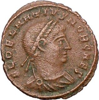 DELMATIUS 336AD Roman Caesar Authentic Ancient Coin Soldiers Legions Standard : Everything Else