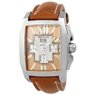 Breitling Benley Flying B Automatic Chronograph Amber Dial Mens Watch A4436512 H531BRLT: BREITLING: Watches