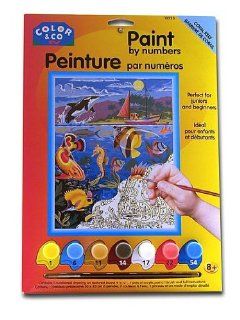 Color & Co. Paint By Numbers Set penguins: Toys & Games