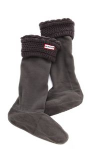 Hunter Boots Fleece Cable Welly Socks