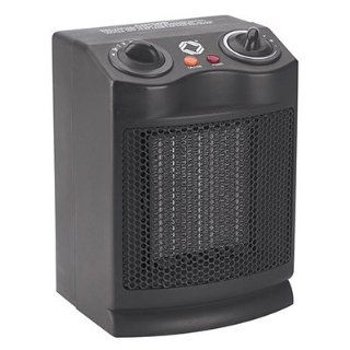 Ceramic Heater Fan, 500/1000/1500 Watt Heat and Fan Only Settings, Black, EA CEB21123