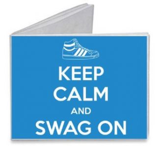 Keep Calm and Swag On Tennis Shoe   Paper Tyvek Wallet: Clothing