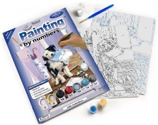 Royal & Langnickel Painting by Numbers Junior Small Art Activity Kit, The Mail Menace   Childrens Paint By Number Kits