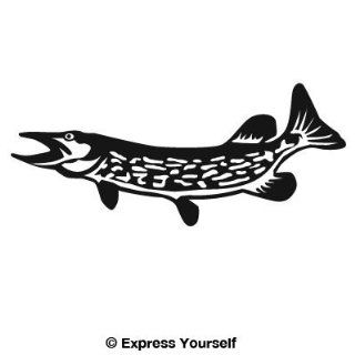 Northern Pike Decal/Sticker   Freshwater Fish Collection: Sports & Outdoors