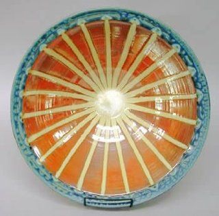Sun Burst Hand Wheel Thrown Pottery Bowl 3 weeks to ship: Kitchen & Dining