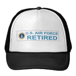 United States Air Force Retired Mesh Hats