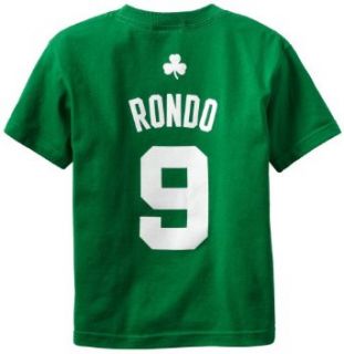 NBA Boston Celtics Rajon Rondo Short Sleeve Name & Number Tee   R8A3Ftdcx Youth : Sports Fan T Shirts : Clothing