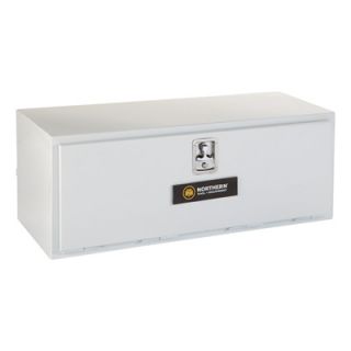 Steel Underbody Truck Box — White, 36in.L x 18 3/4in.W x 18in.H