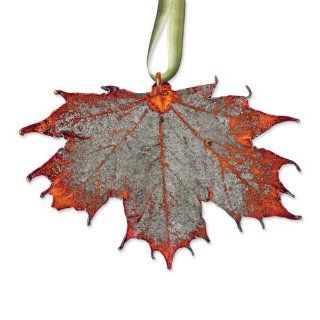 Iridescent Copper Dipped Sugar Maple Decorative Leaf: Jewelry: Jewelry