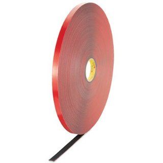 3M VHB 4611 Acrylic Double Sided Foam Adhesive Tape, 300 Degree F Performance Temperature, 45 mil Thick, 36 yds Length x 1" Width, Dark Gray