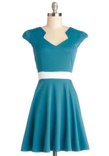 Surprise Me Dress in Blueberry  Mod Retro Vintage Dresses