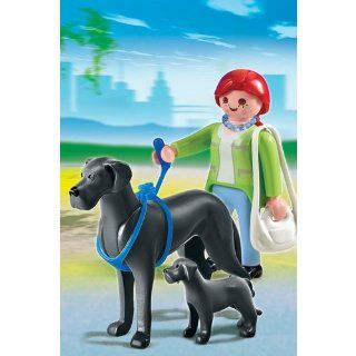 Playmobil Great Dane with Puppy: Toys & Games
