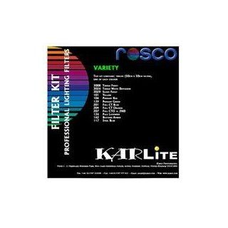 Rosco Cinegel Sampler Kit, Fifteen 10" x 12" Assorted Color & Diffusion Filters.  Photographic Lighting Filters  Camera & Photo