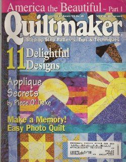 Quiltmaker Magazine, July/August 2002 (Volume 23, Number 4, Issue Number 86): Caroline Reardon: Books