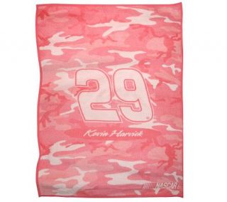 NASCAR Drvier 60x80 Pink Camouflage Fleece Blanket —