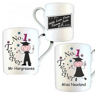 personalised mug thank you gifts for teachers by sleepyheads