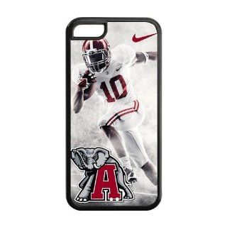 NCAA Alabama Crimson Tide Number #10 Hard Case Cover for iPhone 5c, White: Cell Phones & Accessories