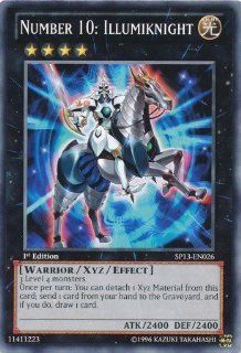 Yu Gi Oh!   Number 10: Illumiknight (SP13 EN026)   Star Pack 2013   Unlimited Edition   Common: Toys & Games
