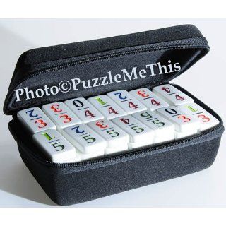 Mexican Train Double 12 Dominoes _ Travel Size _with Colored Numbers: Toys & Games