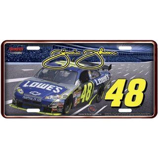 #48 Jimmie Johnson '08 Metal License Plate w/ Car & Number: Computers & Accessories