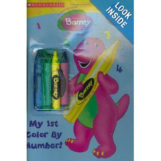 Barney My First Color By Numbers My 1st Color By Number Tracey West, Kevin Mackenzie, Jutta Langer S.L. 9780439691574 Books