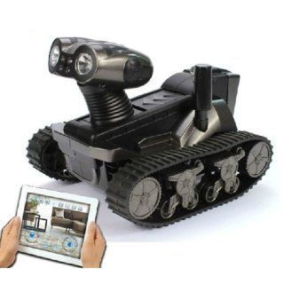 Vistone Wireless Spy Camera Erkennung Robot WiFi Iphone Ipad Android Remote Control Tank Car Echtzeit Video Kamera: Spielzeug