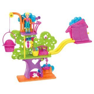 Polly Pocket Wall Party Tree House Playset: Toys & Games