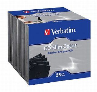 Verbatim Slim Jewel Case fr CD Speicher 25er Spindel: Computer & Zubehr