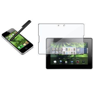CommonByte LCD Screen Protector+Black Stylus Pen For BlackBerry Playbook: Computers & Accessories
