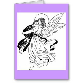 Evening Prayer Angel Greeting Card