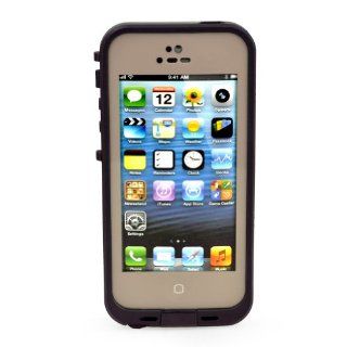New Waterproof Shockproof Dirtproof Snowproof Protection Case Cover for Apple Iphone 5 (Grey): Cell Phones & Accessories