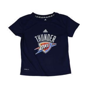 Oklahoma City Thunder adidas NBA Kids Primary Logo Climalite T Shirt