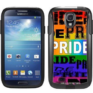 Otterbox Commuter Series Gay Pride Text Design Rainbow Hybrid Case for Samsung Galaxy S4: Cell Phones & Accessories