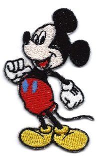 Classic Mickey Mouse pointing to himself Embroidered Iron On / Sew On Patch   Disney: Everything Else
