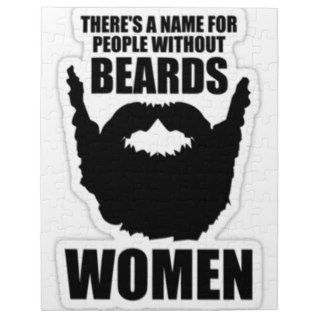 There's A Name For People Without Beards, Women! Puzzles