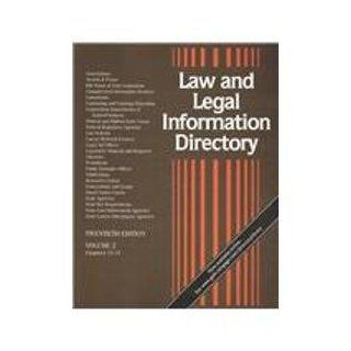 Law and Legal Information Directory (9781414421261): Gale Group: Books