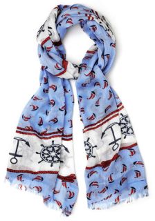 The Best is Yacht to Come Scarf  Mod Retro Vintage Scarves