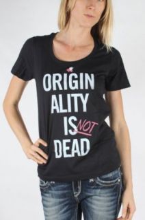 Glamour Kills   Womens Originality Isn't Dead T Shirt in Black, Size: X Large, Color: Black at  Womens Clothing store: Fashion T Shirts