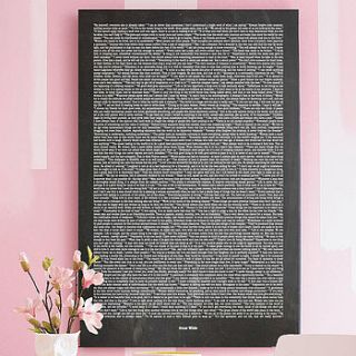 lots of quotes by oscar wilde print by i love art london