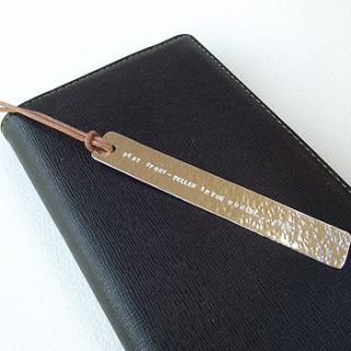 sterling silver bookmark by silversynergy